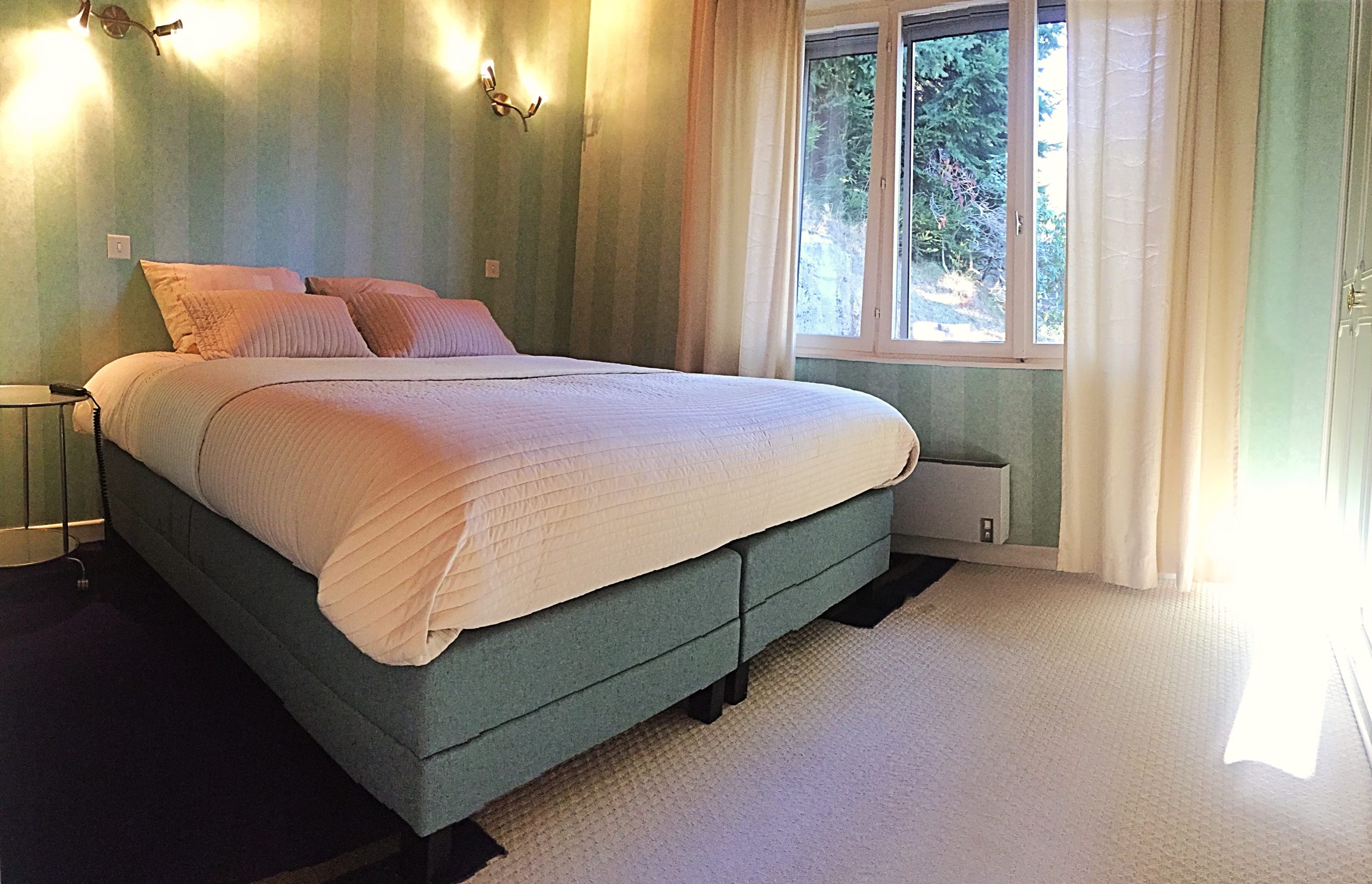 Groene slaapkamer La Bresse