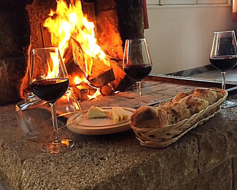 Open haard La Bresse Vogezen Brood Kaas